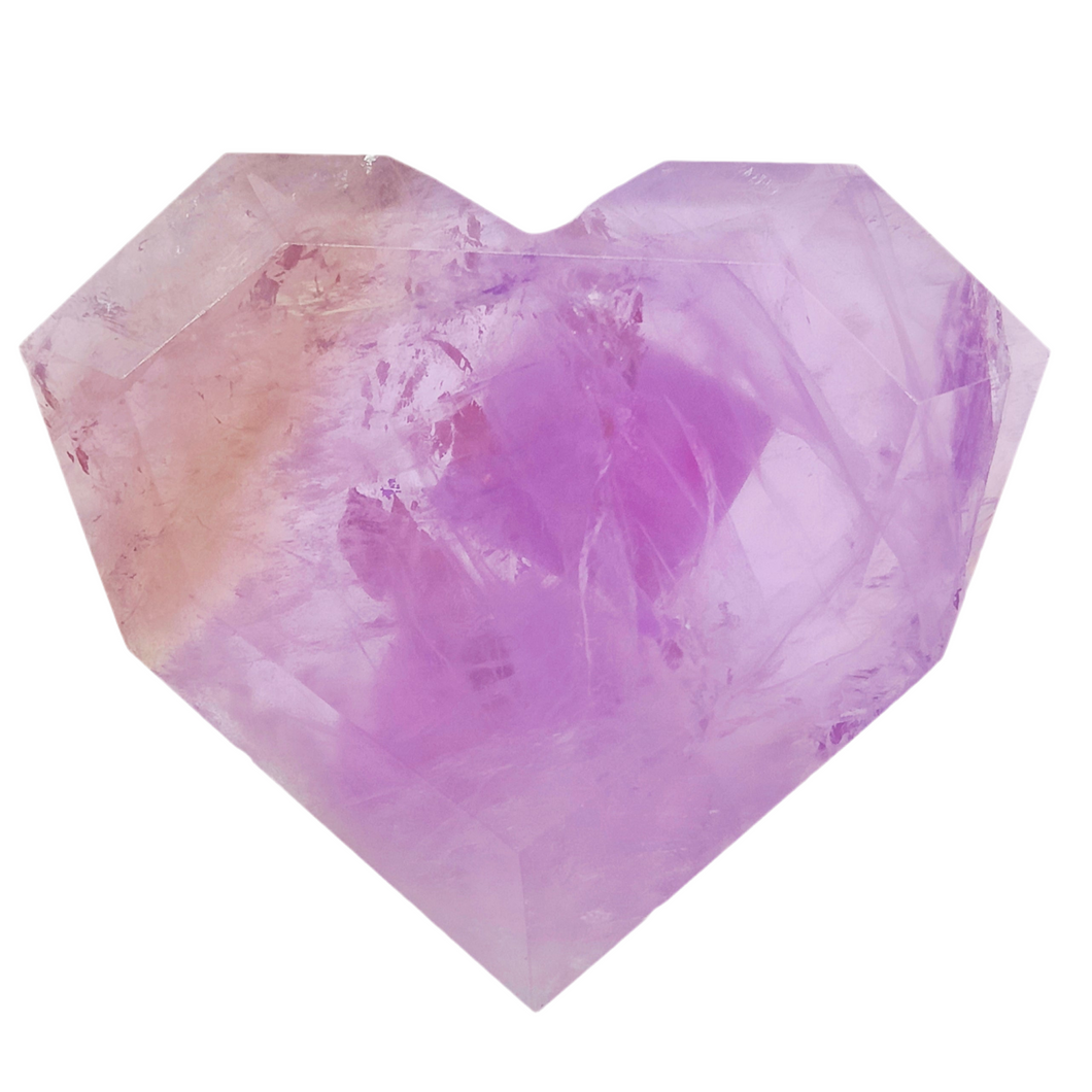 Ametrine Faceted Heart # 144