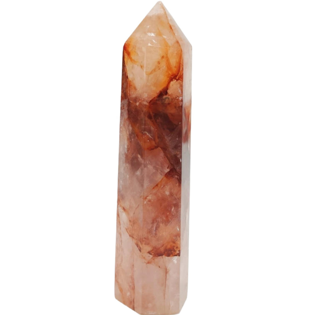 Fire Quartz Point # 196