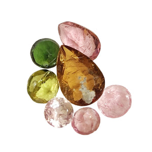 Watermelon Tourmaline Gemstone Pack # 120