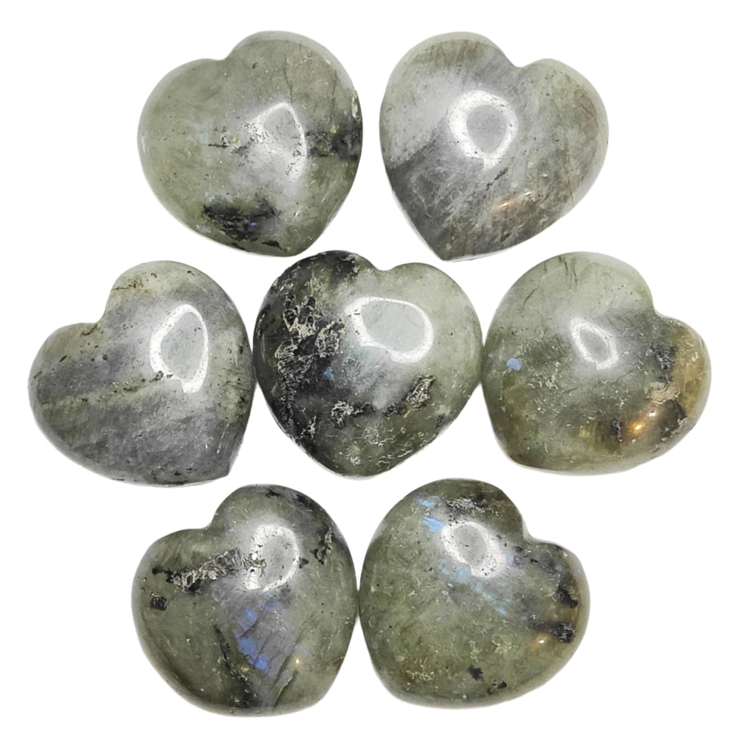 Labradorite Medium Hearts