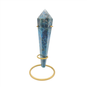 Apatite Wand + Stand # 36