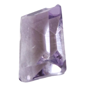 Amethyst Light Emerald Cut Gemstone