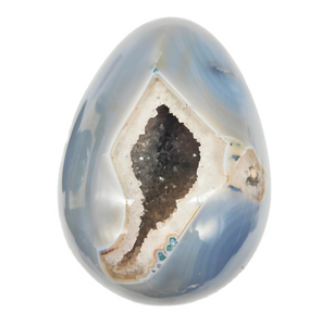 Agate Druzy Egg # 142