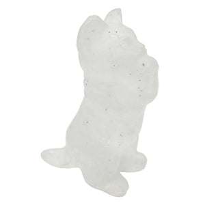 Clear Quartz Standing Cat # 2