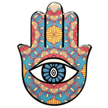 Load image into Gallery viewer, Hamsa Hand Ceramic Coaster
