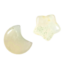 Load image into Gallery viewer, Flower Agate Star &amp; Moon Set

