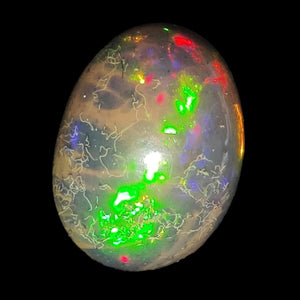 Black Fire Opal Oval # 177