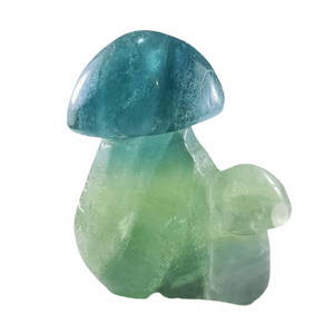 Blue Fluorite Double Mushroom # 147