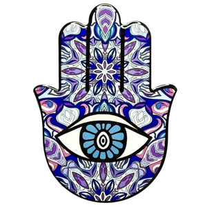 Hamsa Hand Ceramic Coaster