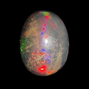 Black Fire Opal Oval # 177