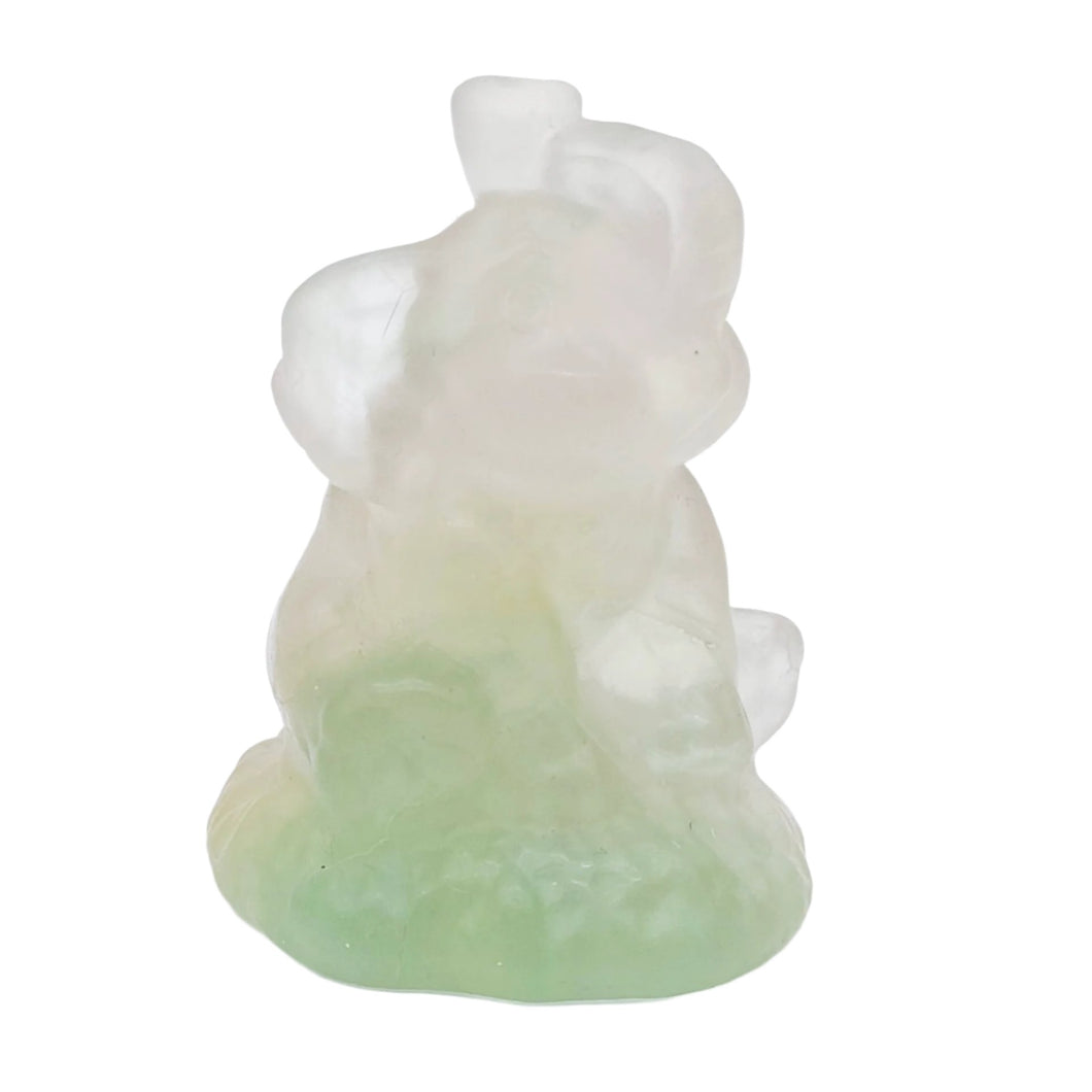 Fluorite Sitting Elephant # 75