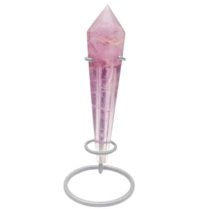 Rainbow Fluorite Wand + Stand # 85