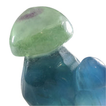 Load image into Gallery viewer, Blue Fluorite Double Mushroom # 51
