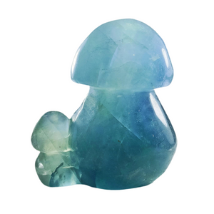 Blue Fluorite Double Mushroom # 151