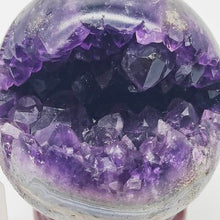 Load image into Gallery viewer, Amethyst Geode Sphere # 72
