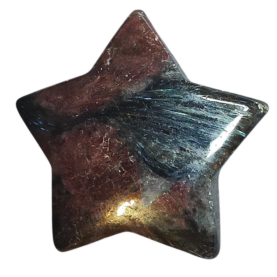 Arfvedsonite + Garnet  Star # 125