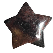 Load image into Gallery viewer, Arfvedsonite + Garnet  Star # 125
