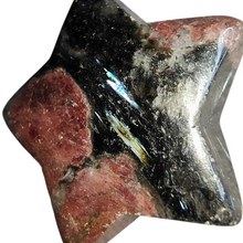 Load image into Gallery viewer, Arfvedsonite + Garnet  Star # 17
