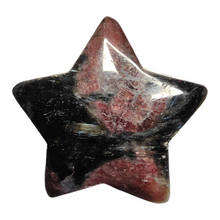Load image into Gallery viewer, Arfvedsonite + Garnet  Star # 17
