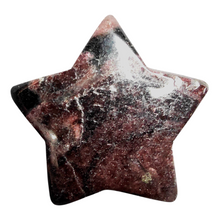 Load image into Gallery viewer, Arfvedsonite + Garnet  Star # 179
