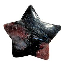 Load image into Gallery viewer, Arfvedsonite + Garnet  Star # 43
