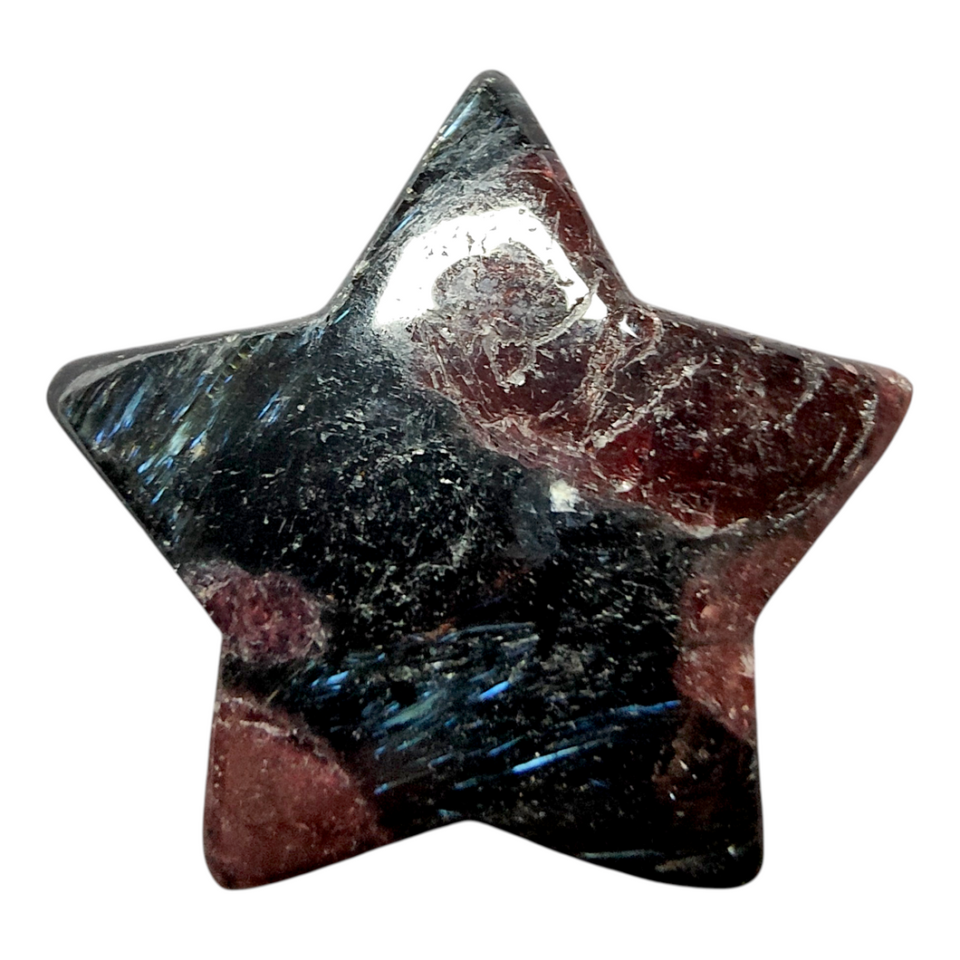 Arfvedsonite + Garnet  Star # 43