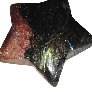 Arfvedsonite + Garnet  Star # 77
