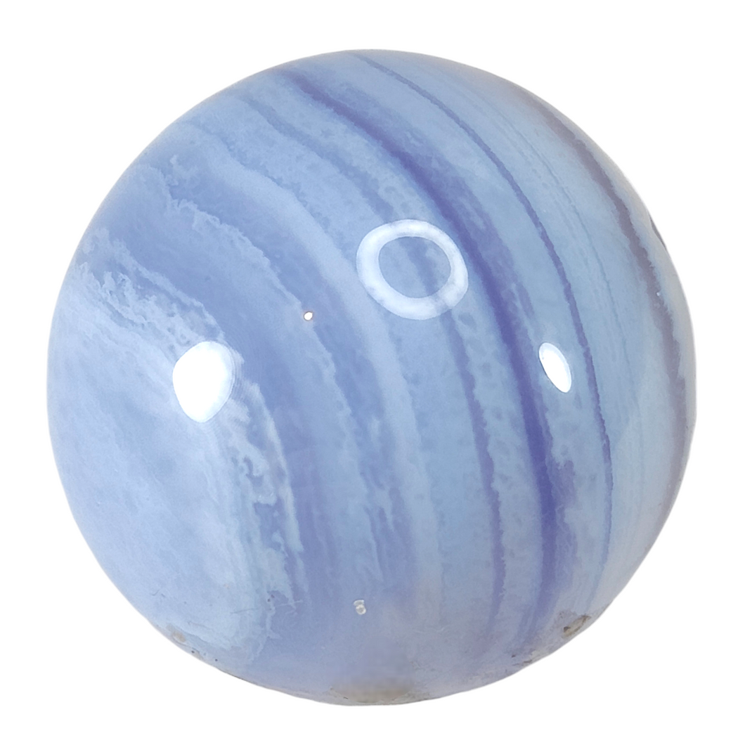 Blue Lace Agate Sphere # 120