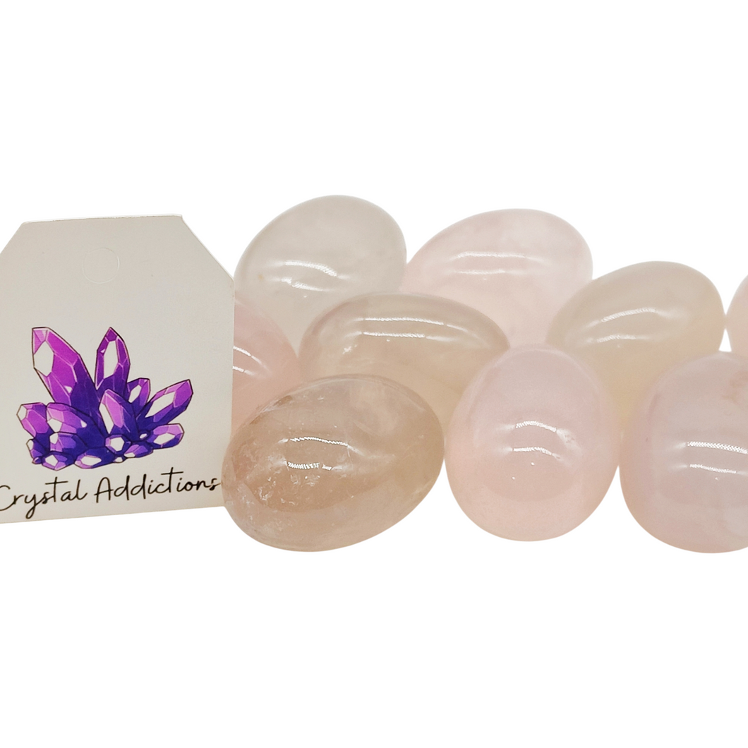 VERONICA VAN MASTRIGT - Blue Rose Quartz Tumbles X3