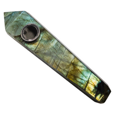 Load image into Gallery viewer, Labradorite Pipe # 63
