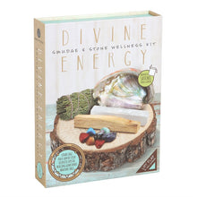 Load image into Gallery viewer, Divine Energy - Smudge &amp; Stone Wellness Kit
