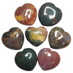 Ocean JasperMedium Hearts