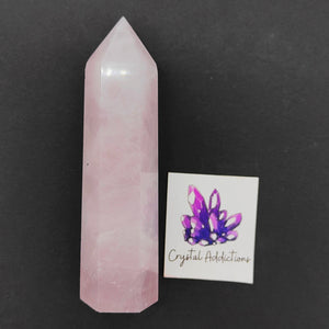 Purple Rose Quartz Point # 108