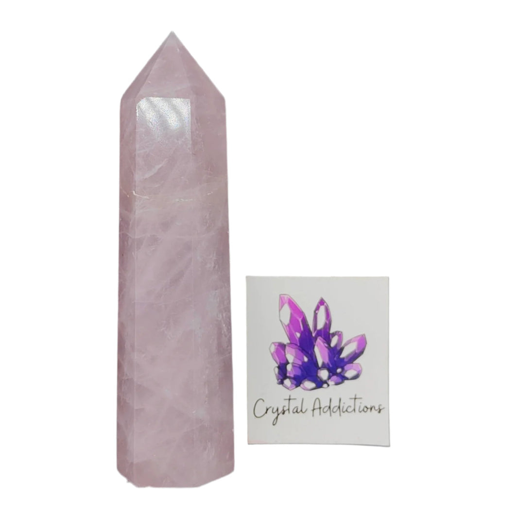 Purple Rose Quartz Point # 94