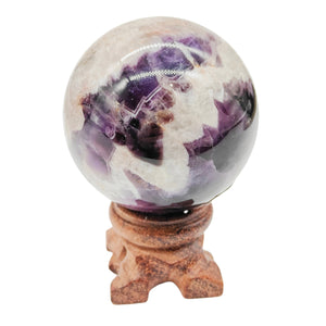 Chevron Amethyst Sphere # 192