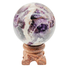 Load image into Gallery viewer, Chevron Amethyst Sphere # 196
