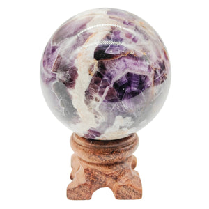 Chevron Amethyst Sphere # 196