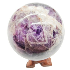 Chevron Amethyst Sphere # 196