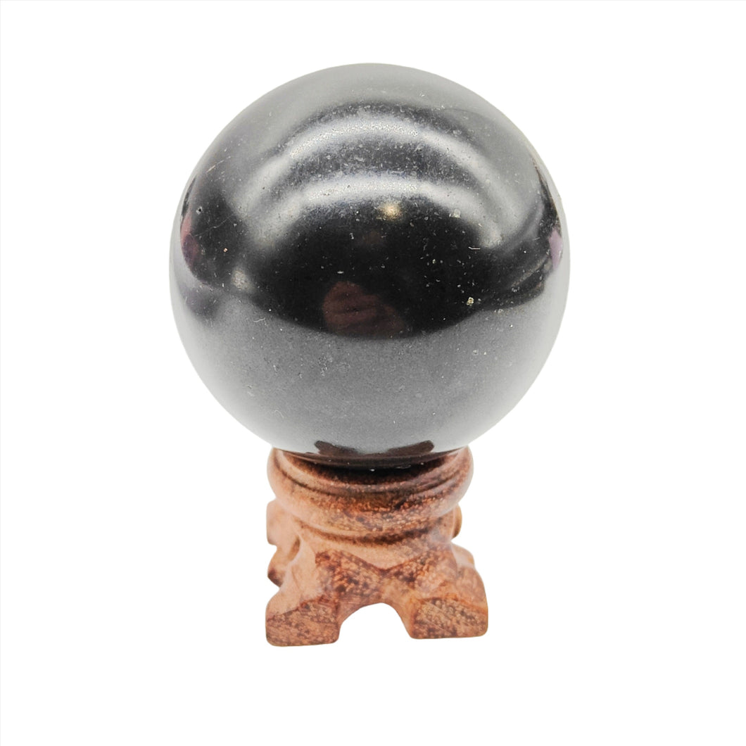 Black Tourmaline Sphere # 176