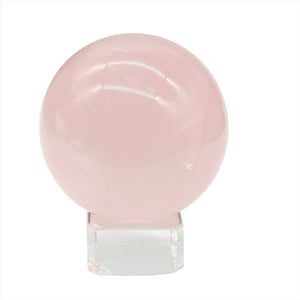 Rose Quartz Sphere + Star # 22