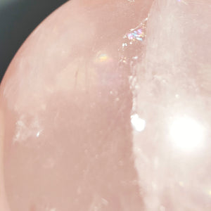 Rose Quartz Sphere + Star # 89