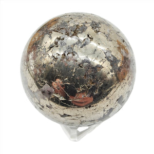 Pyrite in Magnetite Sphere # 64