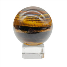 Load image into Gallery viewer, Tiger&#39;s Eye Sphere # 26
