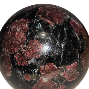 Arfvedsonite + Garnet Sphere # 186