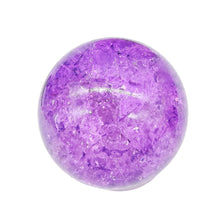 Load image into Gallery viewer, Fire &amp; Ice Quartz Sphere - Purple &amp; Magenta
