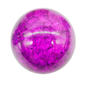 Fire & Ice Quartz Sphere - Purple & Magenta