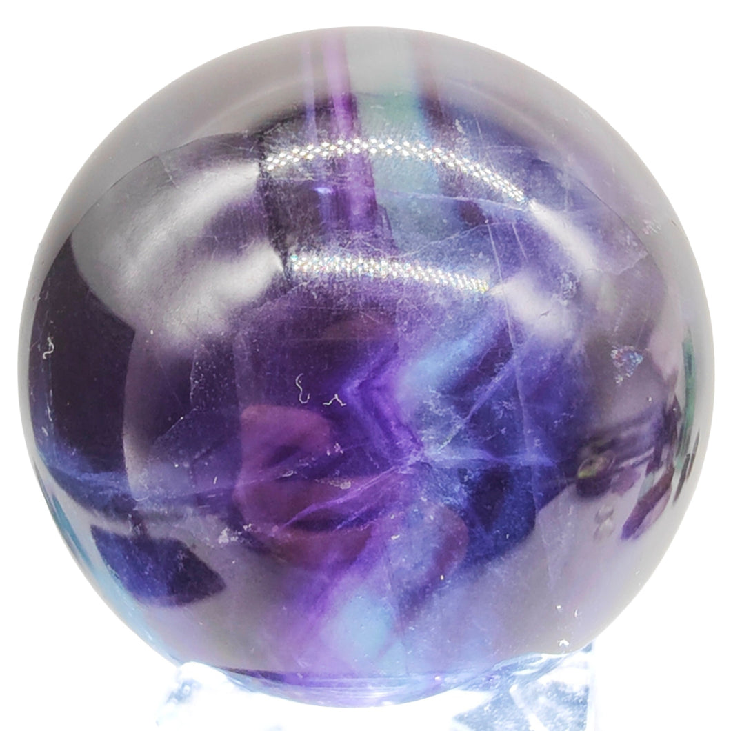 Blue Fluorite Sphere # 177