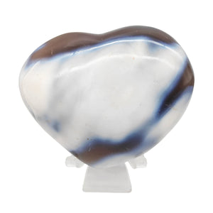 Orca Agate Heart # 134