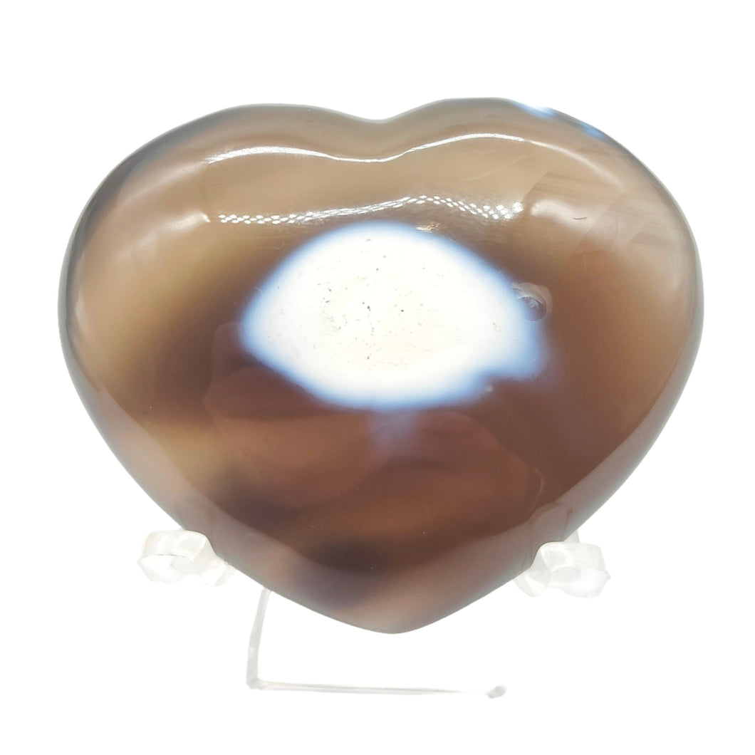 Orca Agate Heart # 55