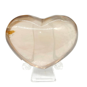 Smoky Quartz Puffy Heart # 122